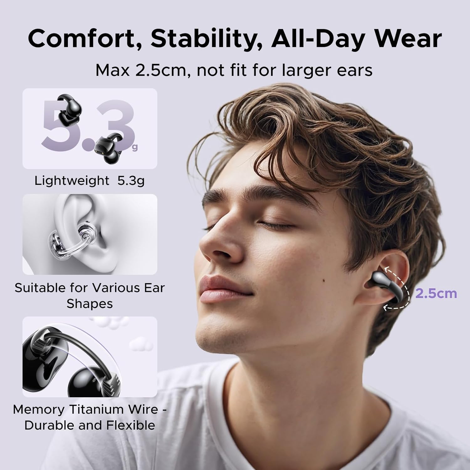 Thumbnail 1 de UGREEN HiTune S3 open‑ear earbuds 30H battery