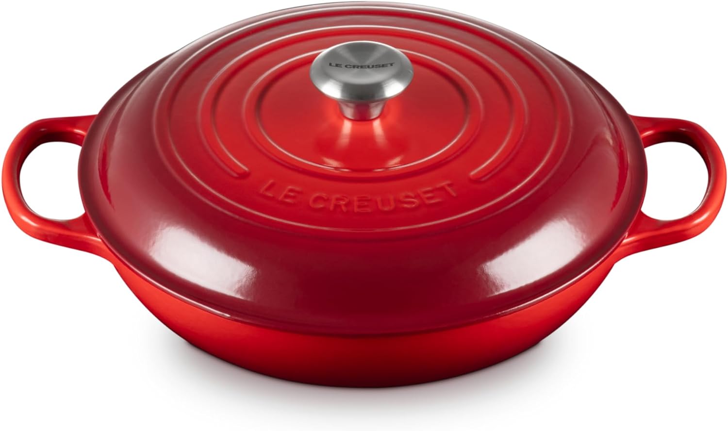 Thumbnail 5 de LE CREUSET Signature Shallow Casserole/Braiser 30cm in Deep Teal