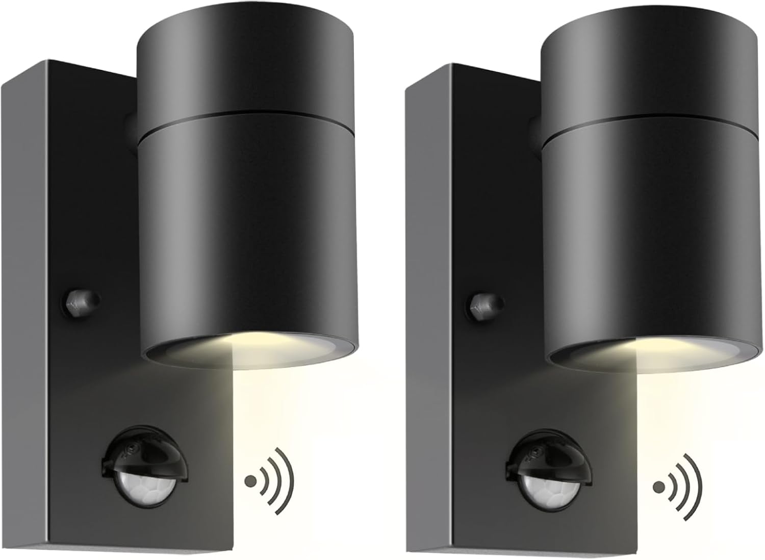 Detalle de Outdoor motion sensor wall lights IP44