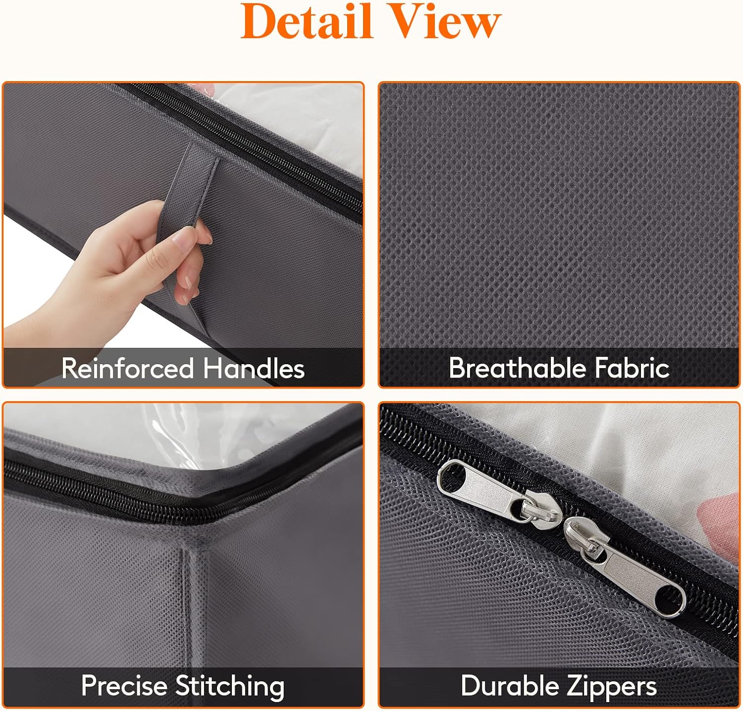 Detalle de Lifewit Under-Bed Storage Bags 95L