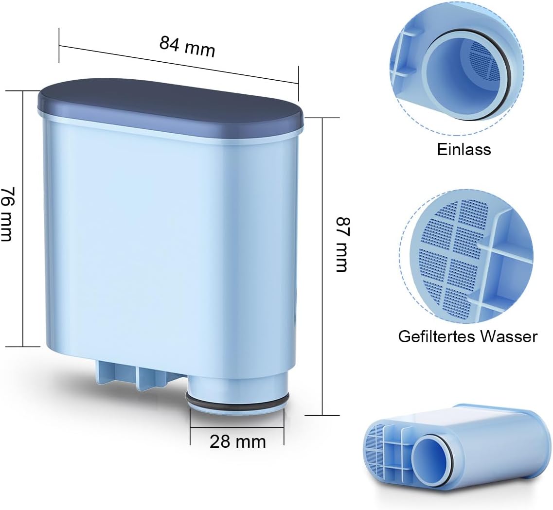 Thumbnail 6 de Filswa Wasserfilter CA6707/CA6903 für Philips Saeco LatteGo 6 Stück