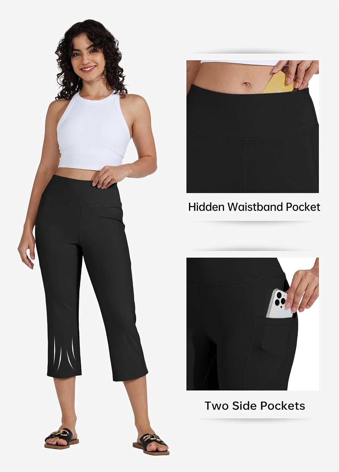 Thumbnail 4 de Willit Yoga Capris 21" High Waist