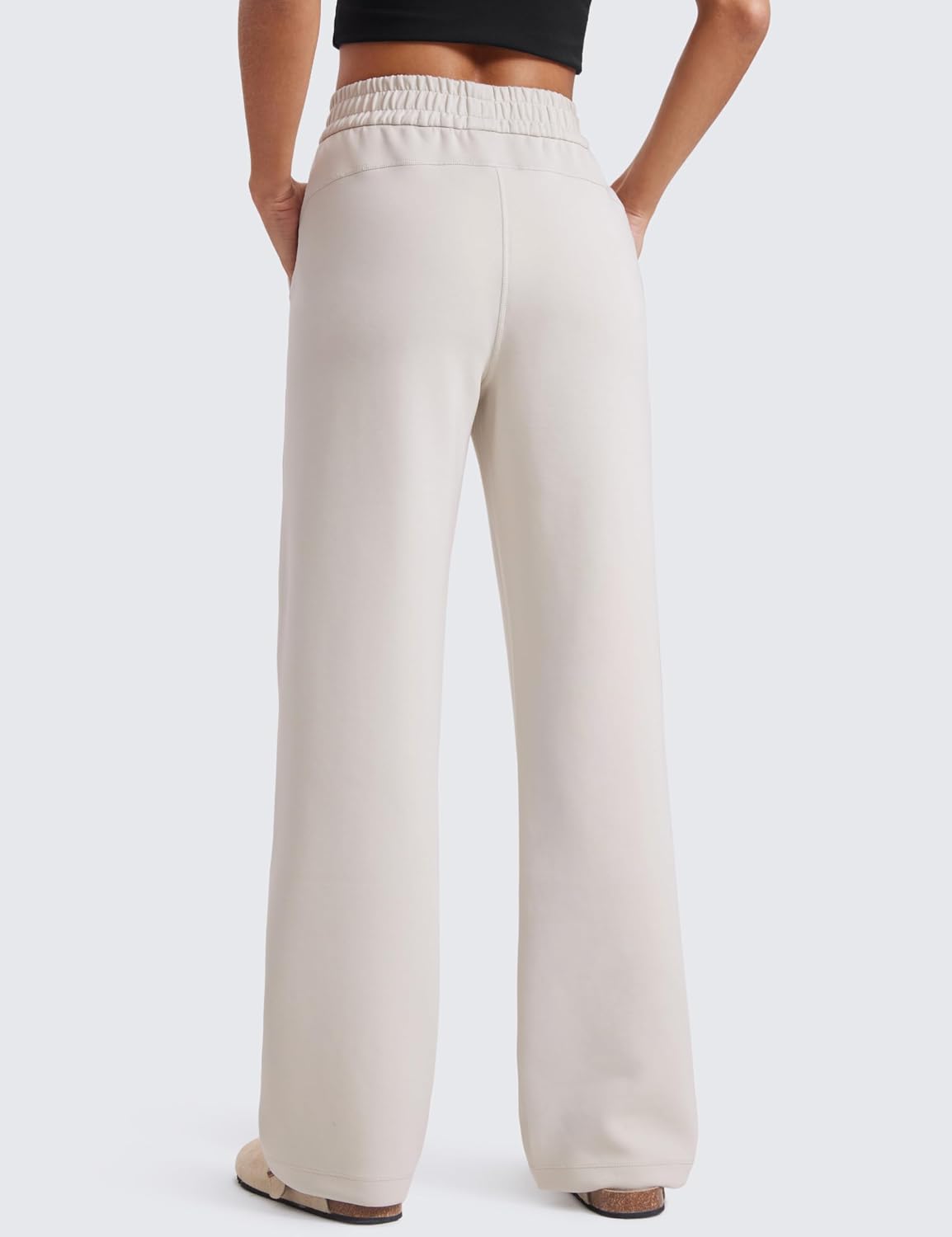 Detalle de CRZ YOGA SoftAura pantaloni donna casual a gamba dritta con tasche