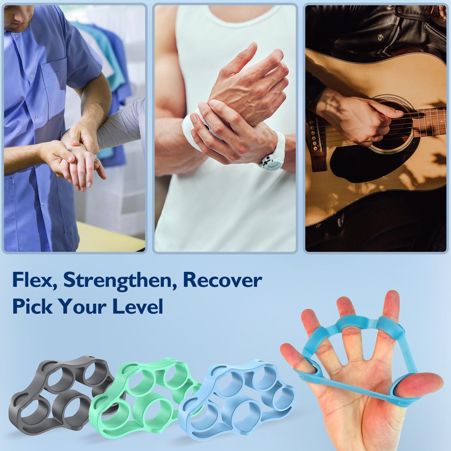 Thumbnail 5 de FitBeast Grip Strength Trainer 9-piece kit 🏋