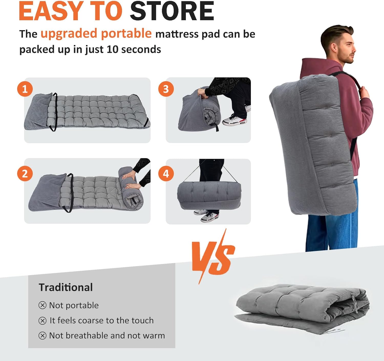 Thumbnail 1 de ATORPOK SHOP camp bed cot 450 lbs