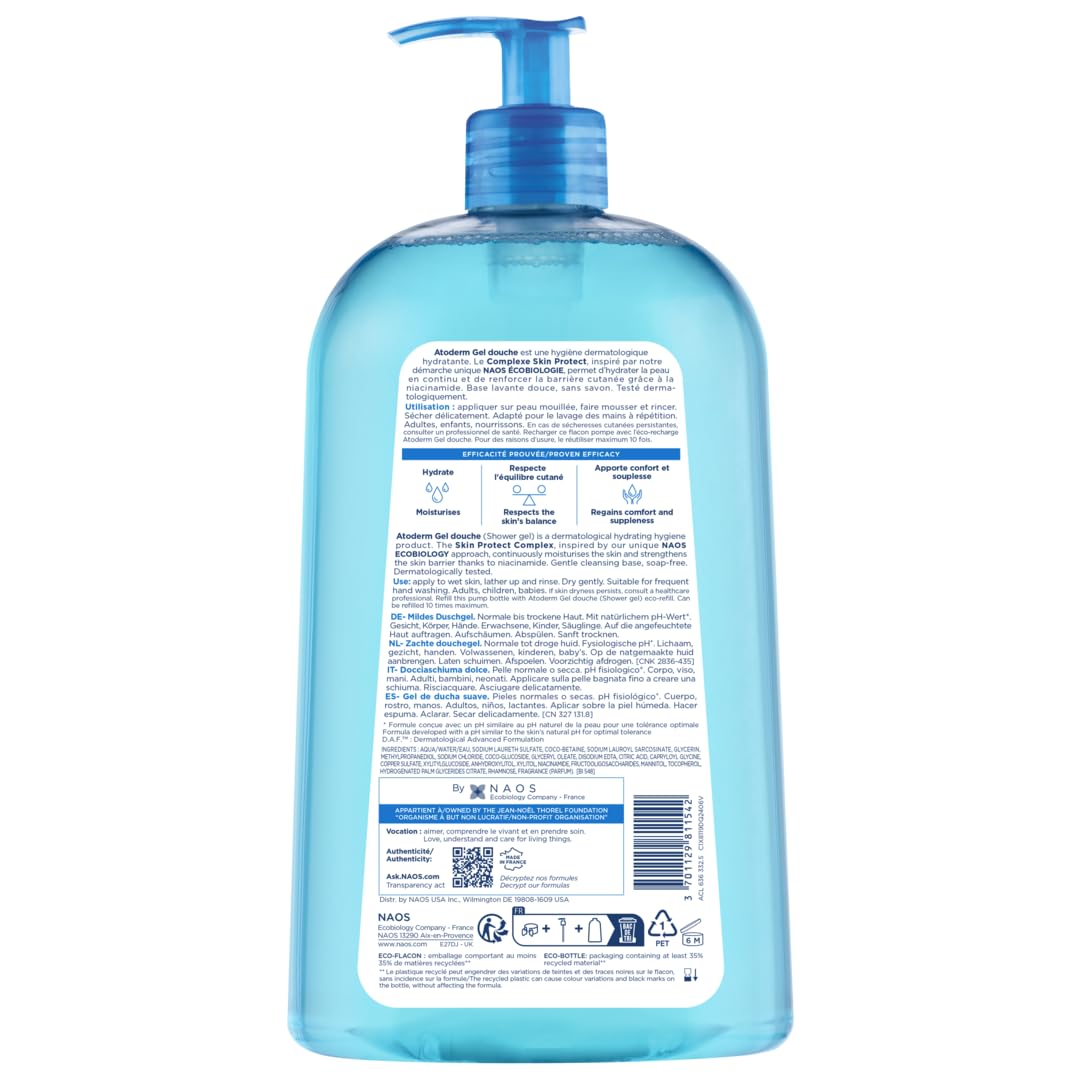 Detalle de Bioderma Atoderm Hydrating Shower Gel