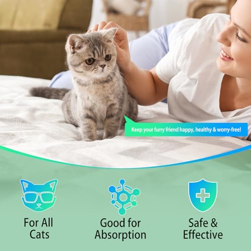 Thumbnail 8 de HEXIN Vermifuge pour chat — traitement vermifuge à base de plantes avec probiotiques (60 ml)
