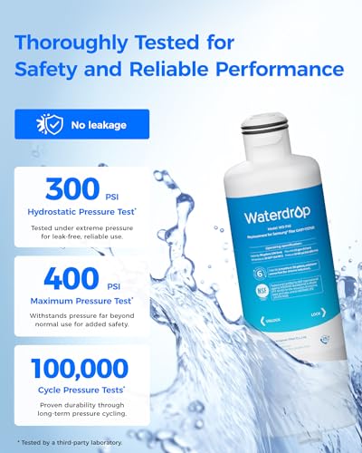 Detalle de Waterdrop WD-F45 Ersatzfilter für Samsung DA97-17376B (3er-Pack)