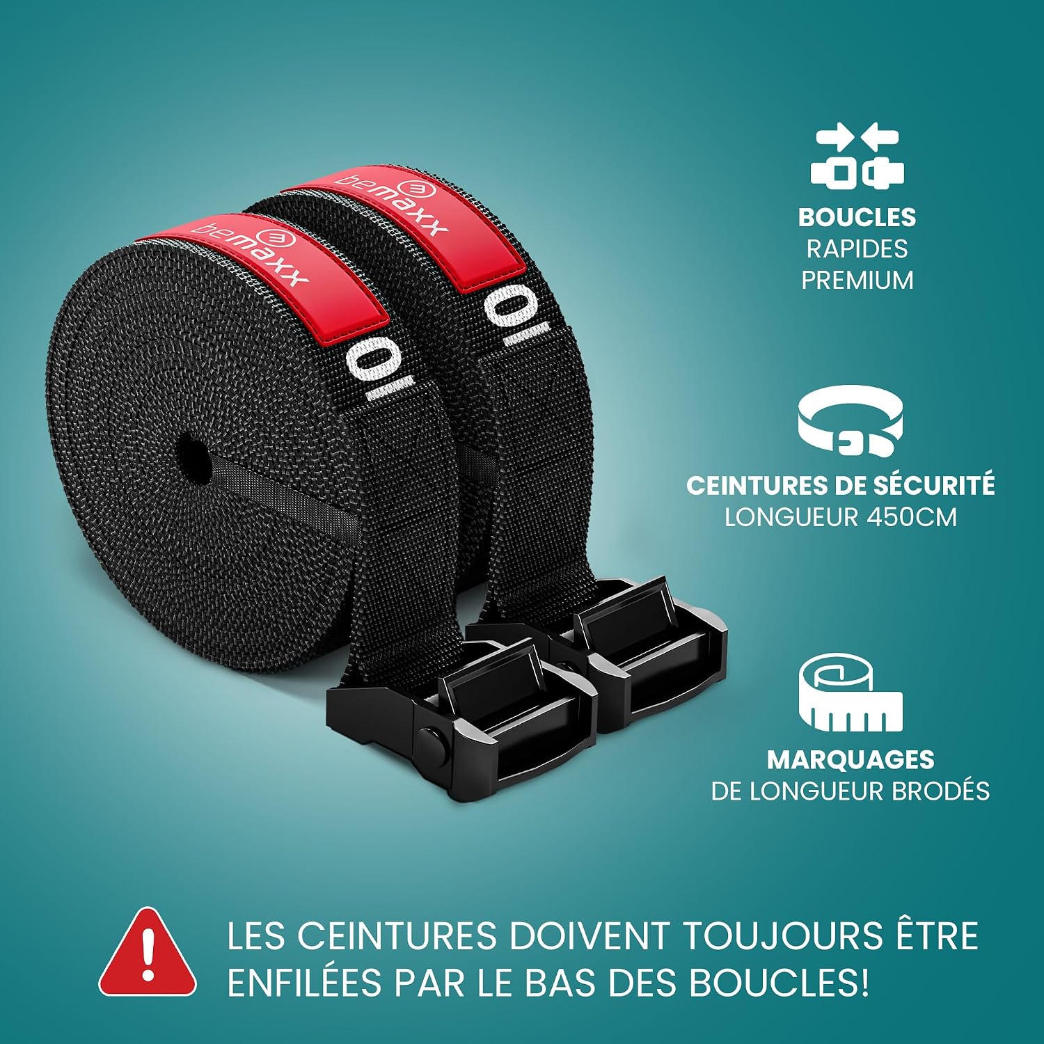 Detalle de BeMaxx Anneaux de Gymnastique en Bois + Support Porte & Livre d’Exercices – Set Gymnaste et Sangle de Sécurité Graduées