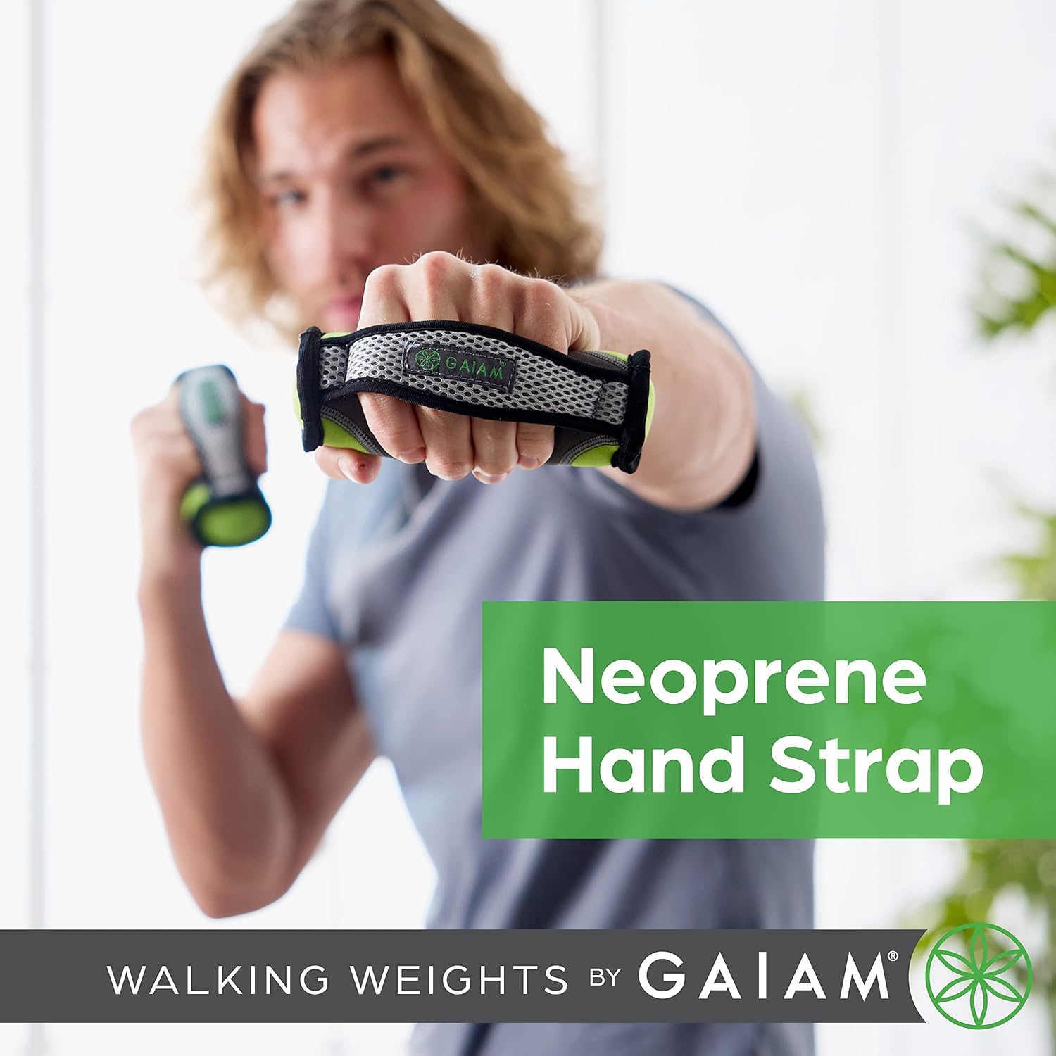 Thumbnail 4 de Gaiam Soft Dumbbell Walking Hand Weights with Strap