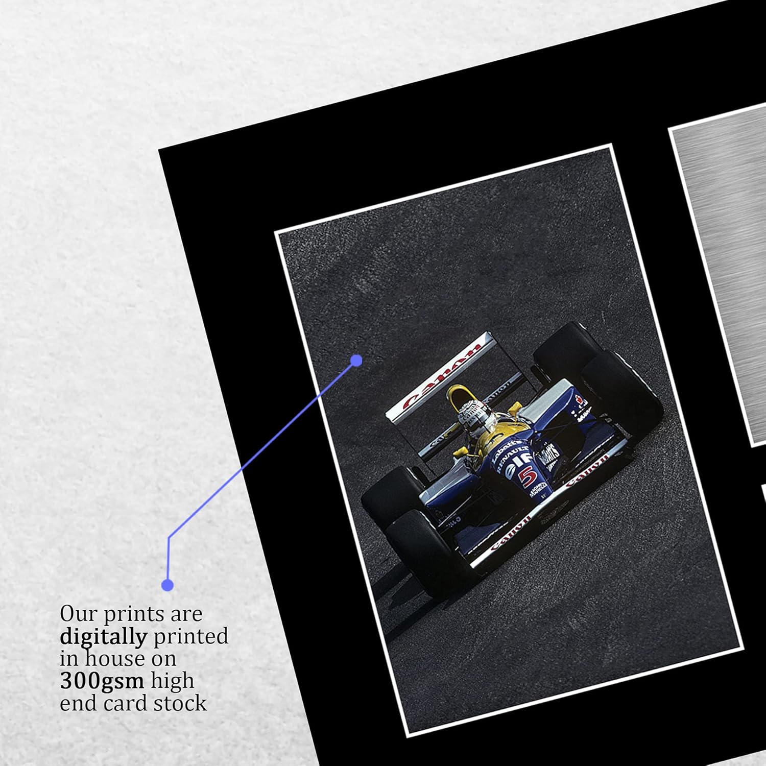 Thumbnail 3 de HWC Trading A4 Nigel Mansell Formula 1 signed autograph picture (printed display)