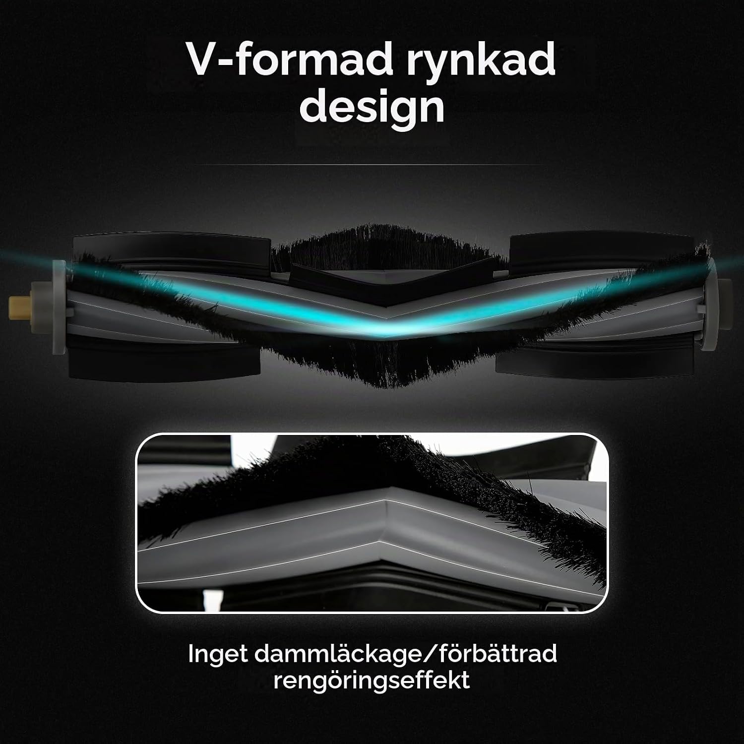 Thumbnail 6 de COWINORY huvudborstar för DEEBOT X1, T10 och T20, 4-pack