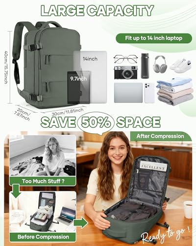 Thumbnail 4 de SZLX Mochila de Vacío con Bomba para Cabina 40x30x20 cm — Ideal para Ryanair y otras aerolíneas