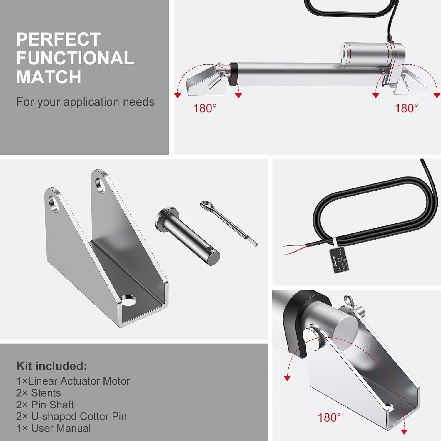 Thumbnail 6 de Justech linear actuator, 200 mm stroke