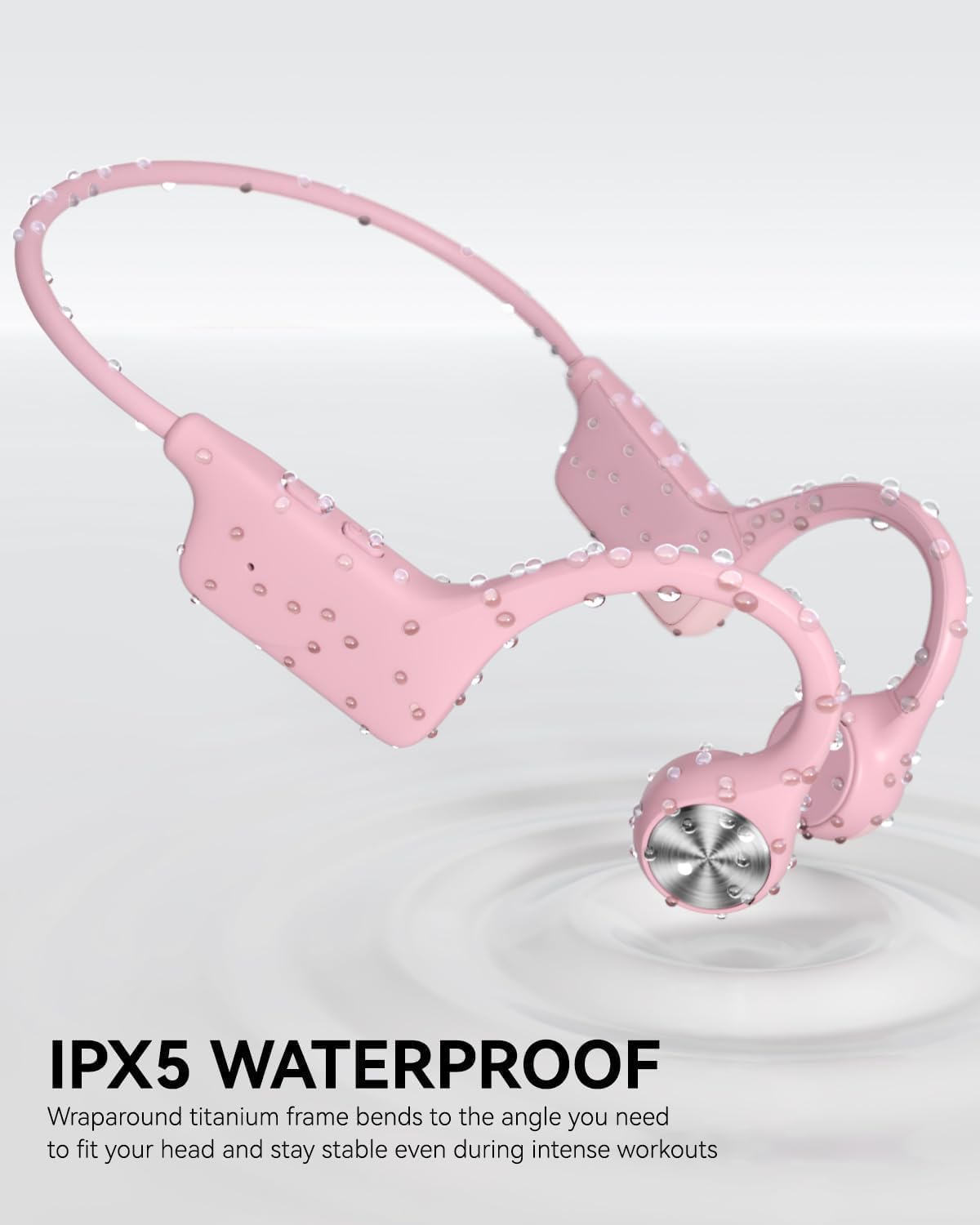 Thumbnail 3 de SANOTO Cuffie a conduzione ossea Open Ear Bluetooth 5.3, IPX5 wireless per sport