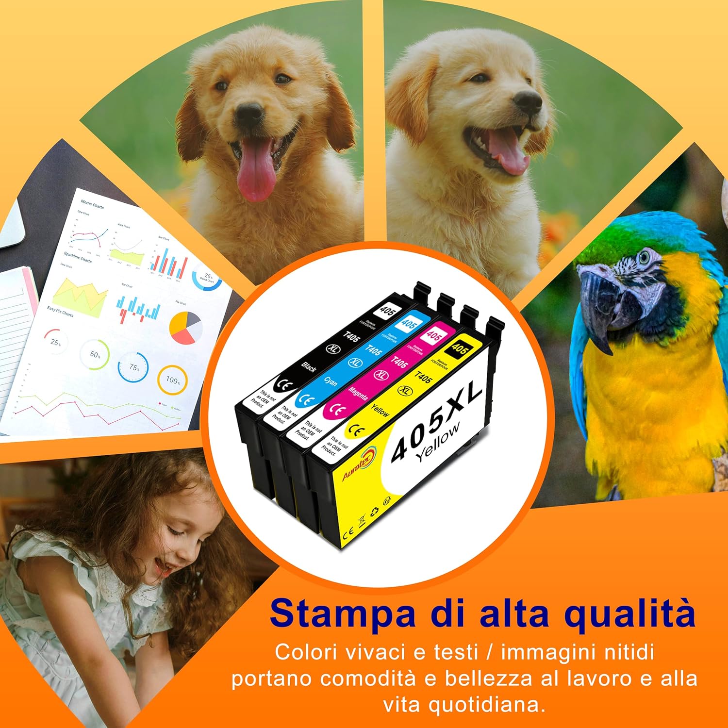 Thumbnail 4 de Aurotec 405 XL Multipack 9 cartucce 🖨️