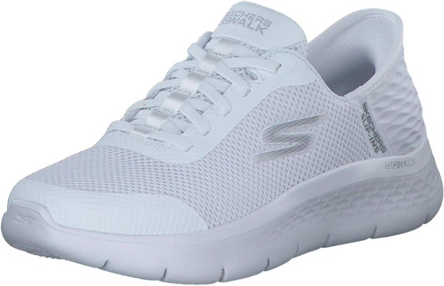 Detalle de Skechers Go Walk Flex Grand Entry Donna – Sneaker bianchi, Slip‑Ins comodi e leggeri