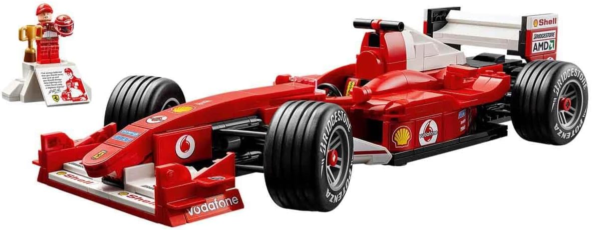 Detalle 2 de レゴ アイコン Ferrari F2004 & ミハエル・シューマッハ 11375 F1モデルカー 735ピース
