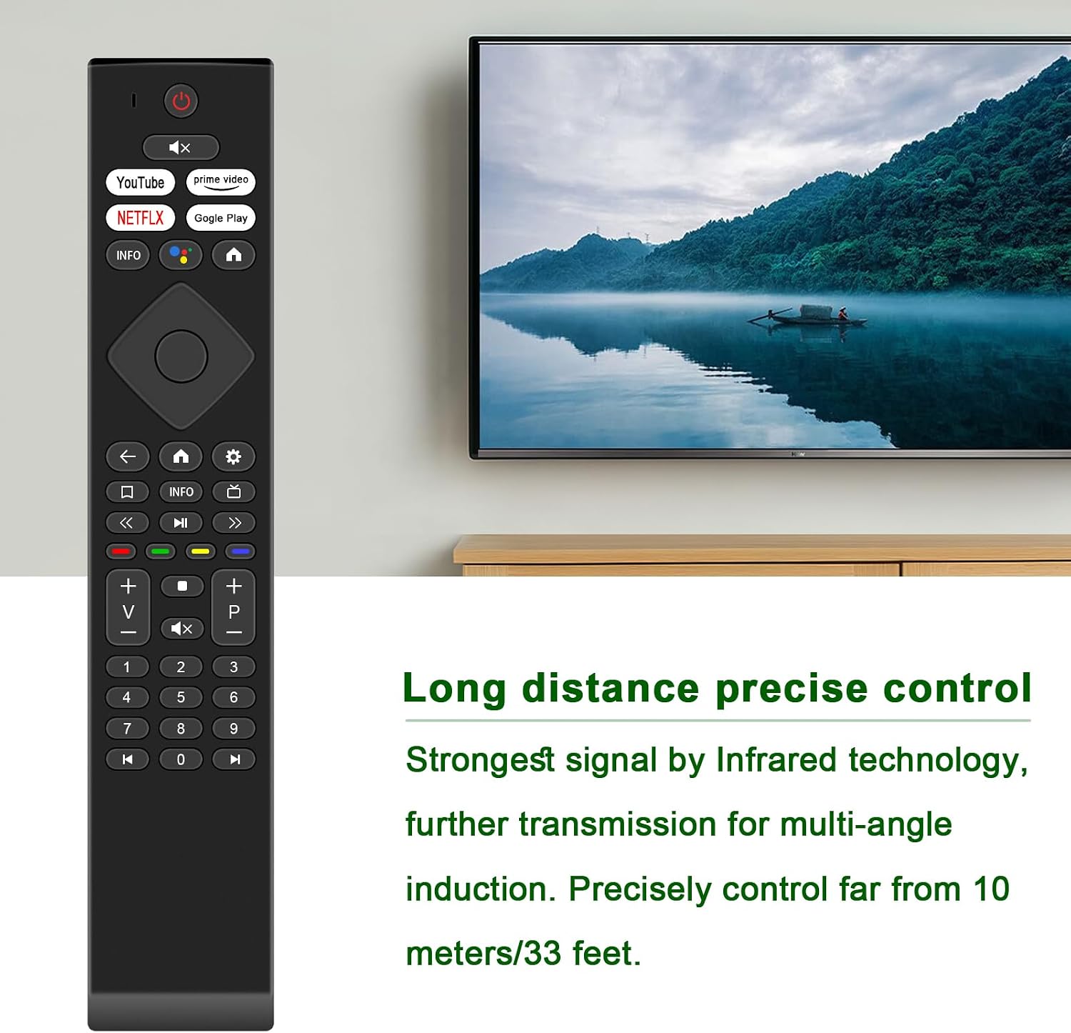 Detalle 2 de New Replacement Voice Remote for Nokia Streaming Box 8010 — Practical, Pair-and-Play Accessory