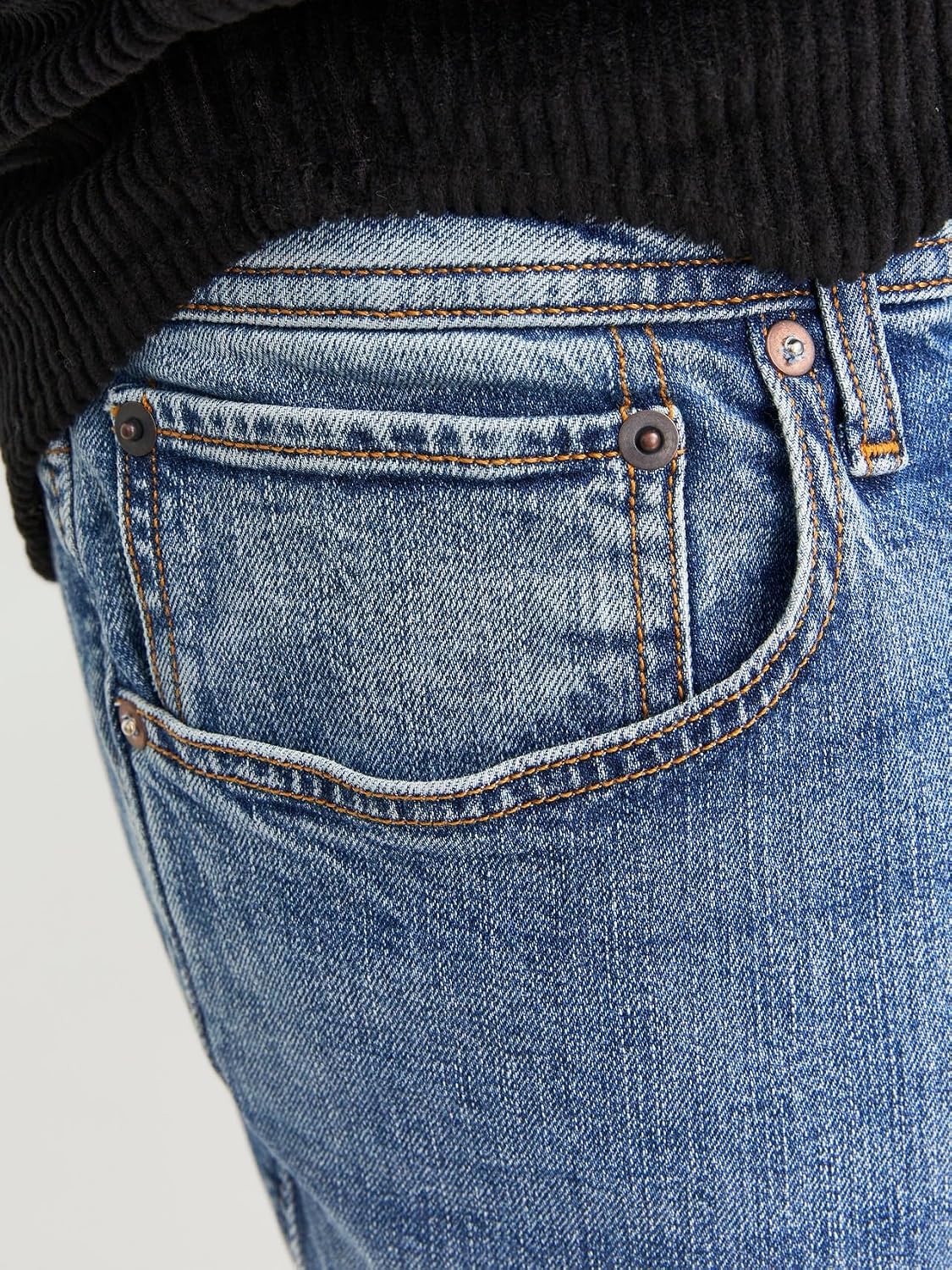Thumbnail 4 de Jack & Jones Jjiglenn Jjoriginal Am 815 Noos: Vaqueros slim para hombre en Blue Denim