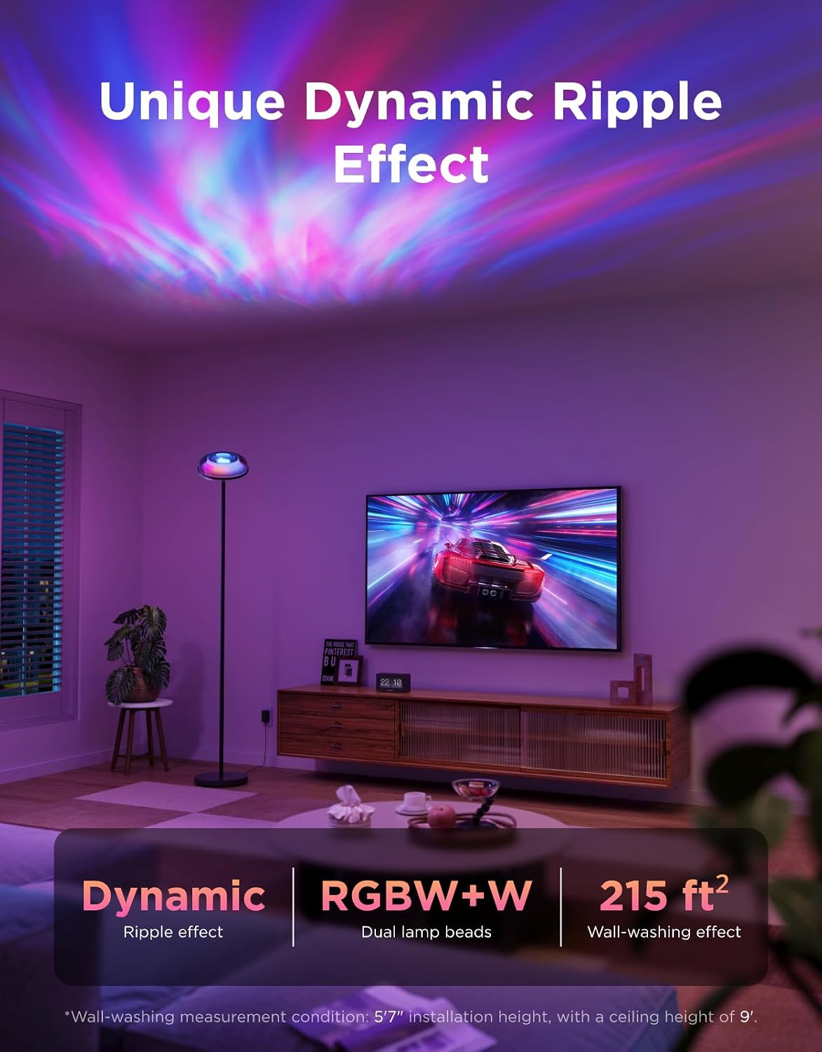 Detalle de Govee Uplighter Floor Lamp 1000 lm RGBIC