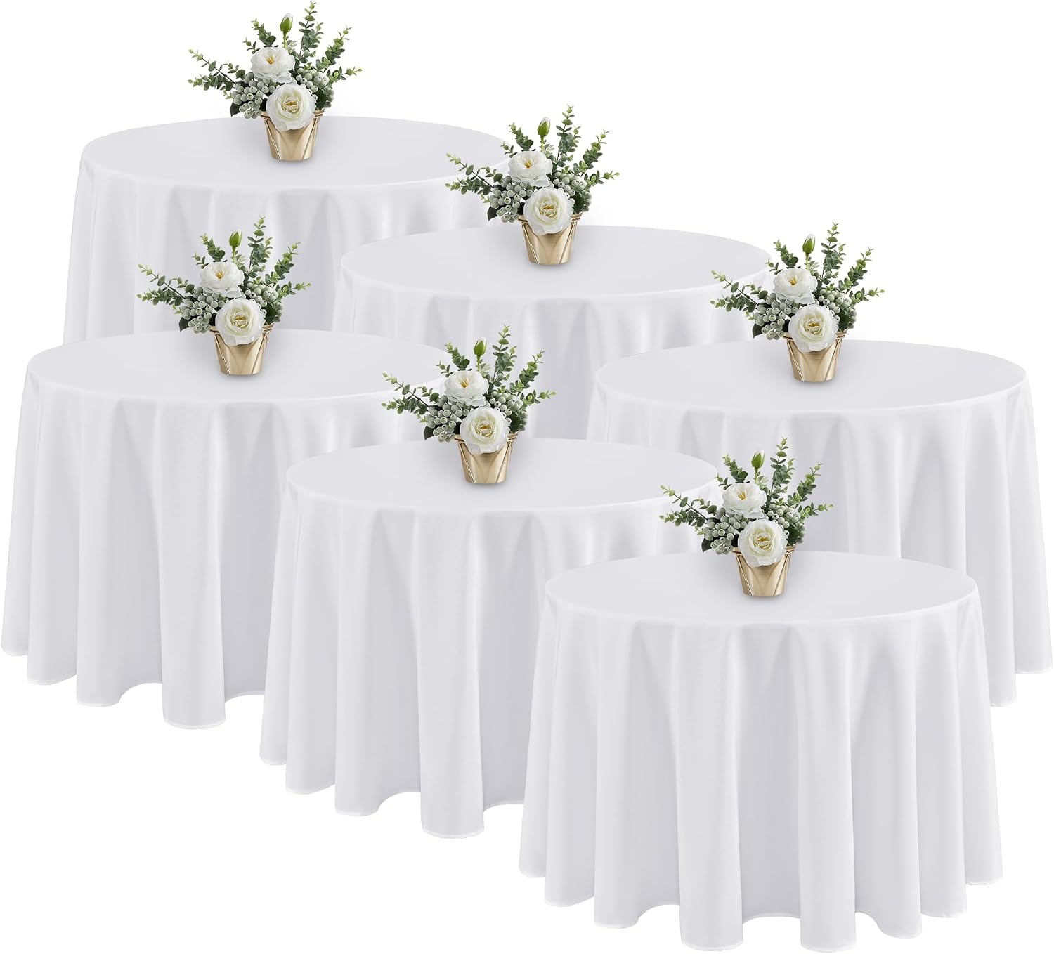 Detalle de Fitable 120in Round Tablecloths