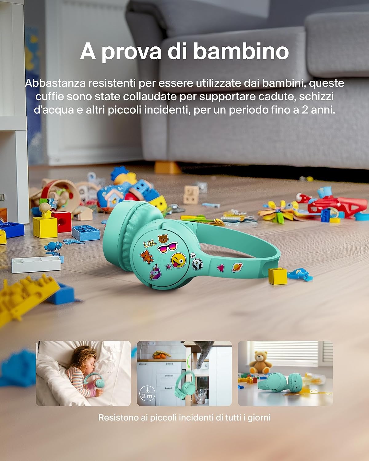 Thumbnail 4 de Belkin SoundForm Mini cuffie bambini