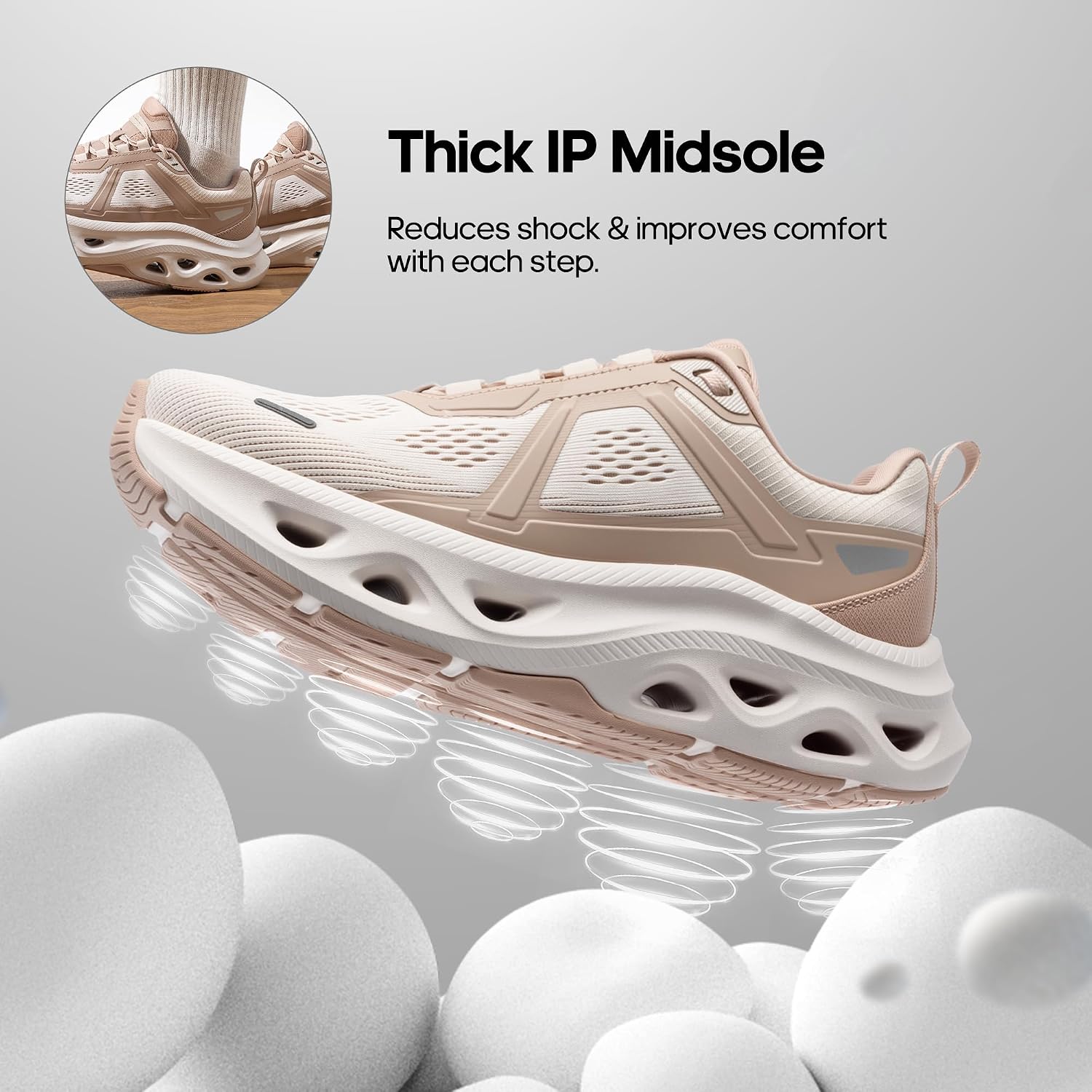 Detalle 2 de NORTIV 8 Women's Comfortable Walking Shoes