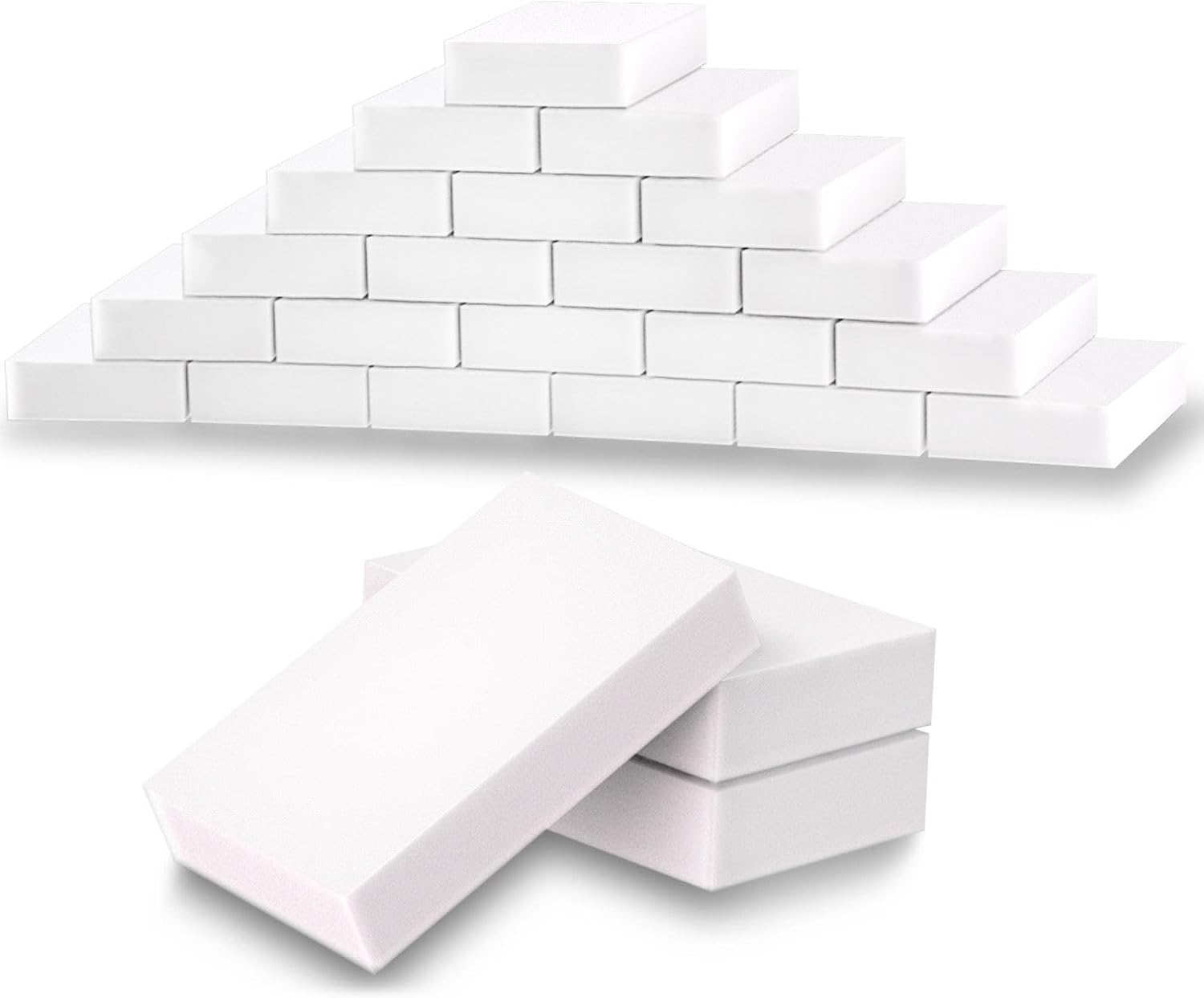 Detalle de SmilePowo SPME Melamine Cleaning Sponges, 50-Pack for Multi-Surface Cleaning