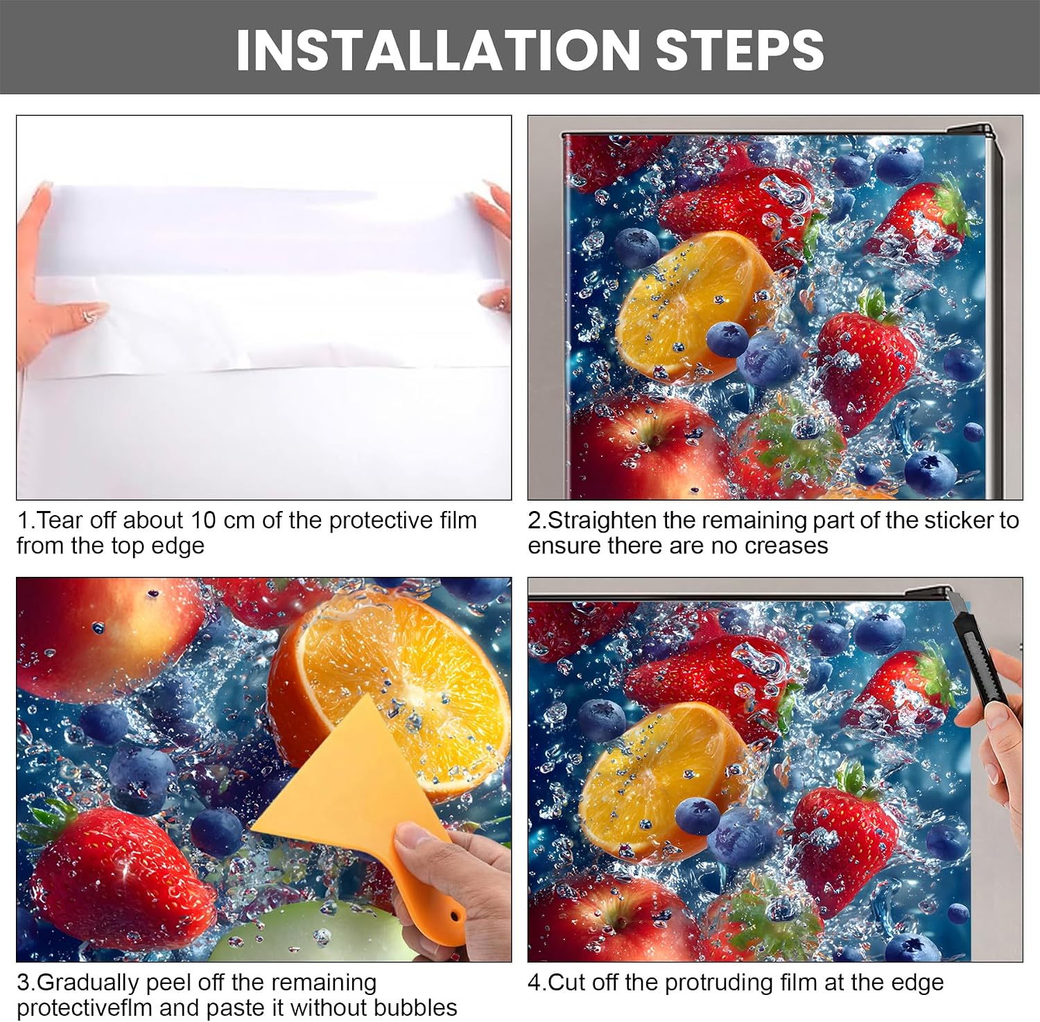 Thumbnail 5 de Refrigerator Door Cover 32.3" x 78.7