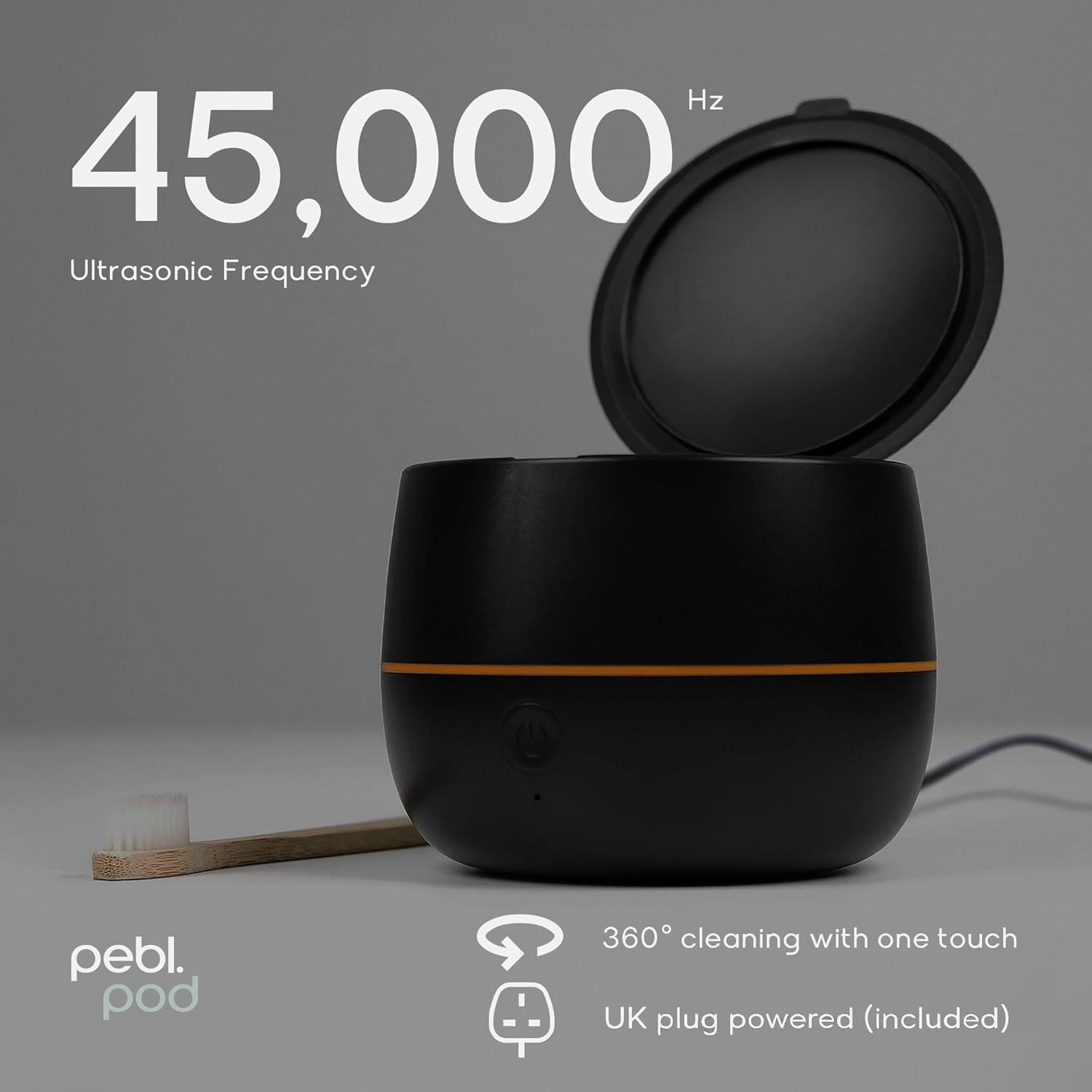 Detalle de pebl pod Ultrasonic Retainer Cleaner 45kHz