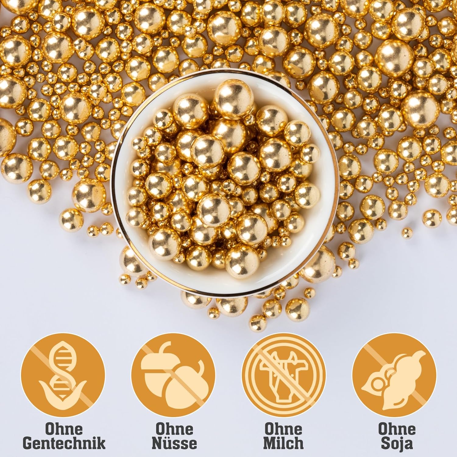 Thumbnail 4 de Twisweet Gold Streusel 130 g Zuckerperlen