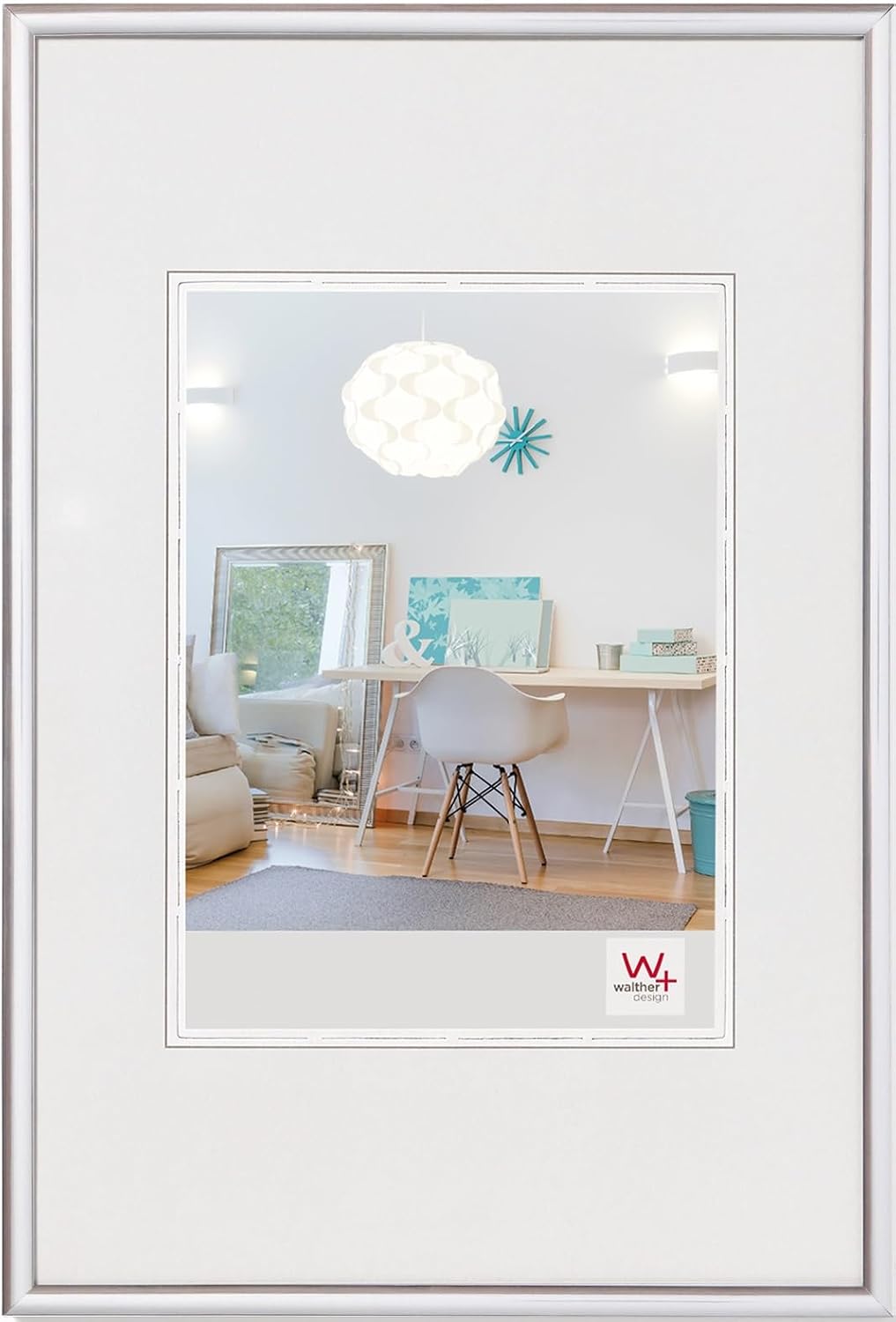 Thumbnail 1 de Walther design New Lifestyle Lot de 2 Cadres Photo Argenté 18 x 24 cm