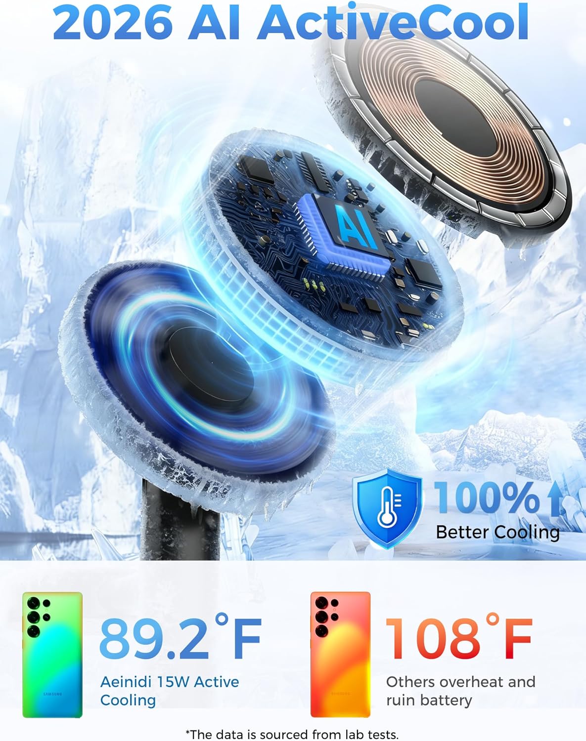 Thumbnail 5 de Aeinidi 3-in-1 Magnetic Wireless Charger for Samsung (MagSafe-compatible) with Phone Stand, Watch & Buds Charging