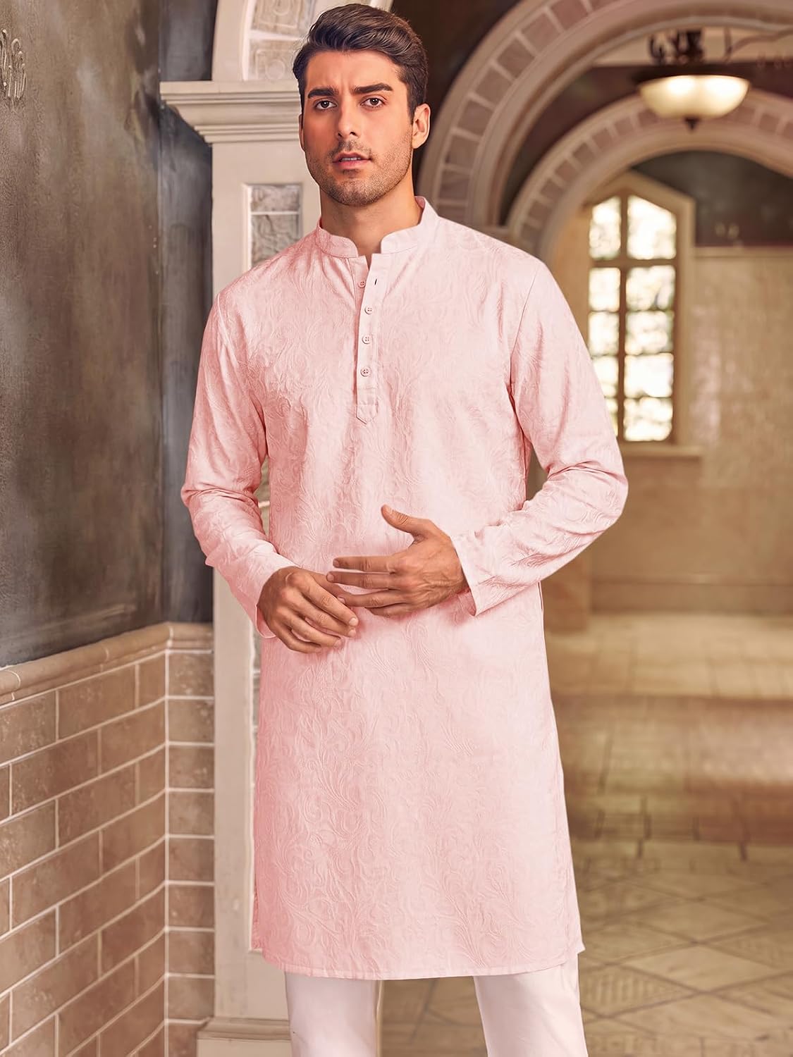 Thumbnail 3 de Runcati Men's Kurta Thobe Shirt