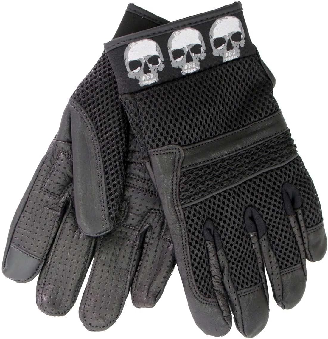 Detalle de Hot Leathers Motorcycle Gloves, Leather