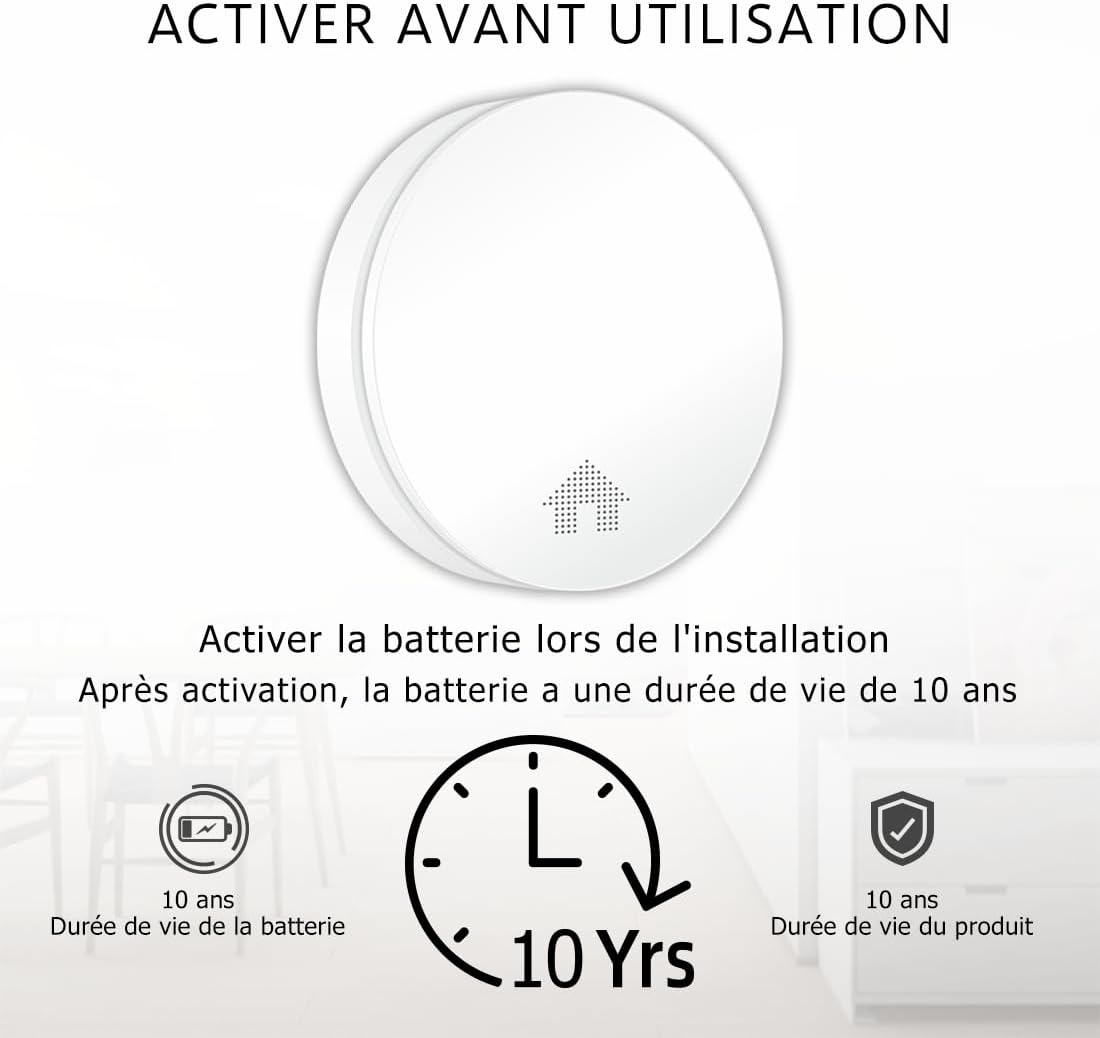 Thumbnail 3 de ELRO FS4610 détecteur de fumée 10 ans lot 10