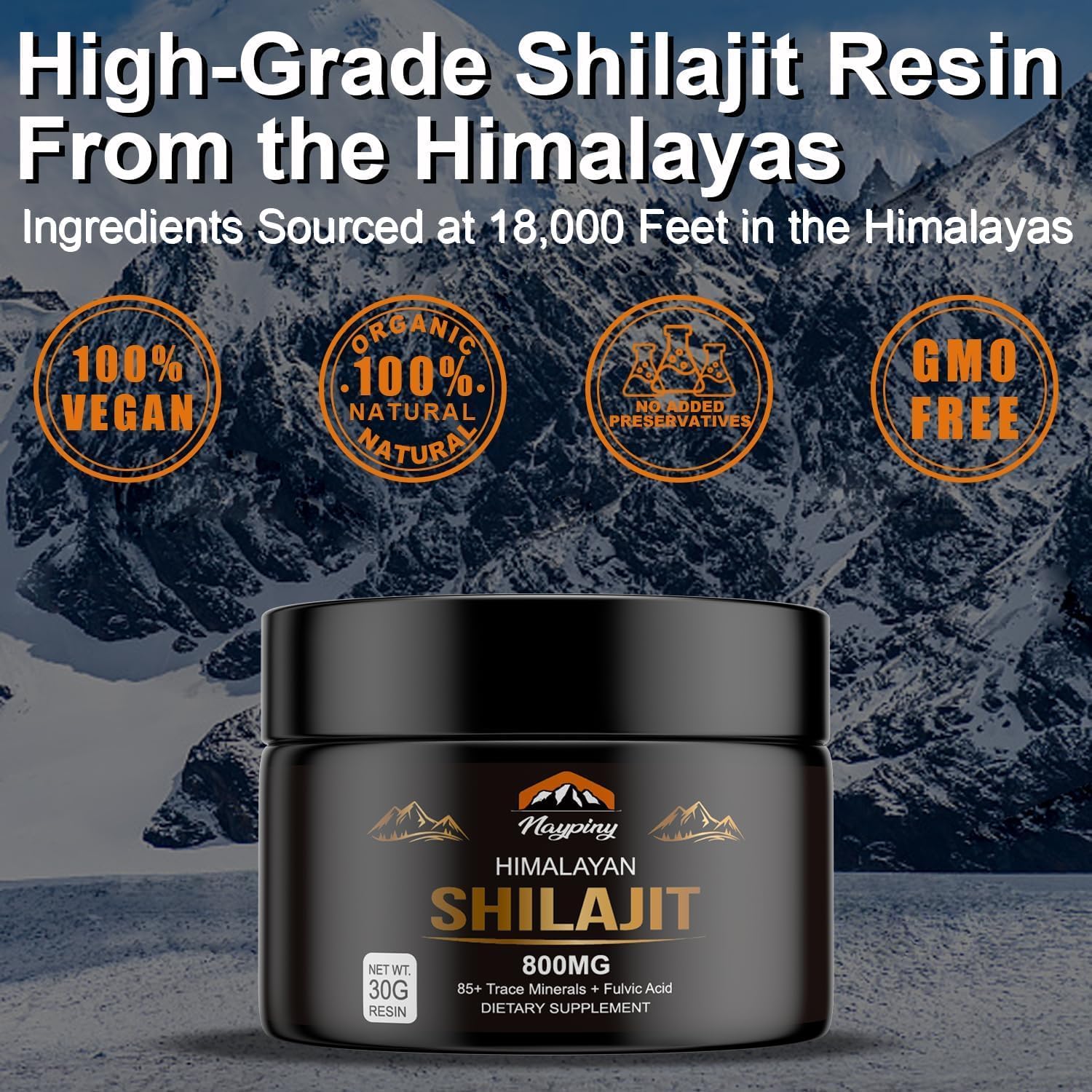 Detalle de Shilajit Resin, 30 Grams