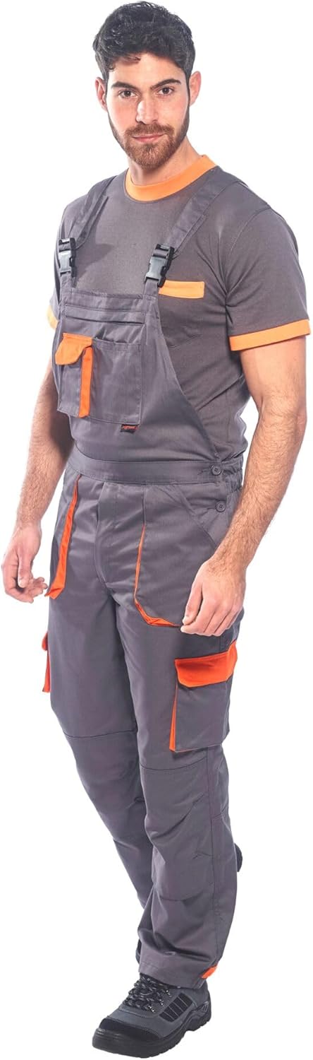 Thumbnail 4 de Portwest TX12 Texo Contrast Bib and Brace Overalls for Men