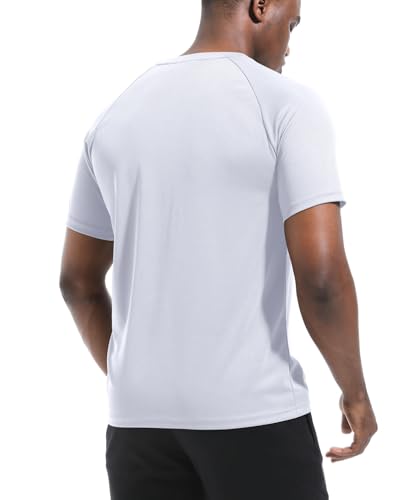 Thumbnail 4 de Boyzn Men's 3 Pack Dry Fit Moisture Wicking Workout T-Shirts – White, Short Sleeve