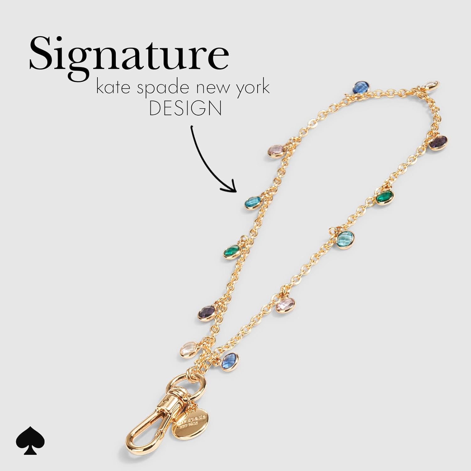Detalle 2 de kate spade new york Phone Charm detachable lanyard