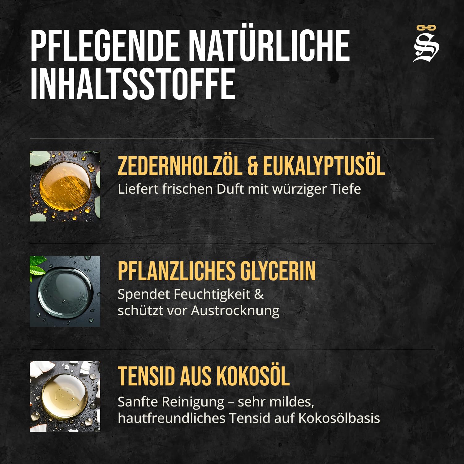 Detalle de Störtebekker Premium Shampoo Bar Tortuga – 100 g, 3in1 festes Shampoo für Haare, Kopfhaut und Bart