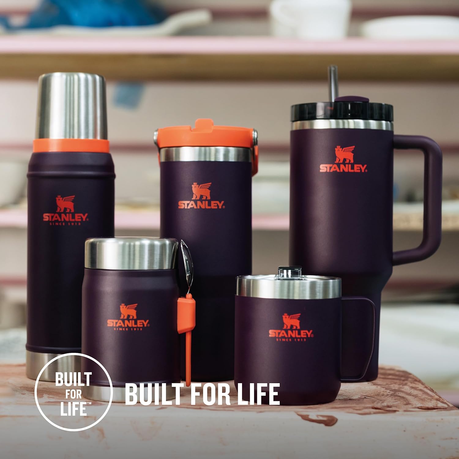 Thumbnail 6 de STANLEY 1913 Quencher H2.0 FlowState isotherme 1,2 L avec paille (plum) – froid jusqu’à 48 h