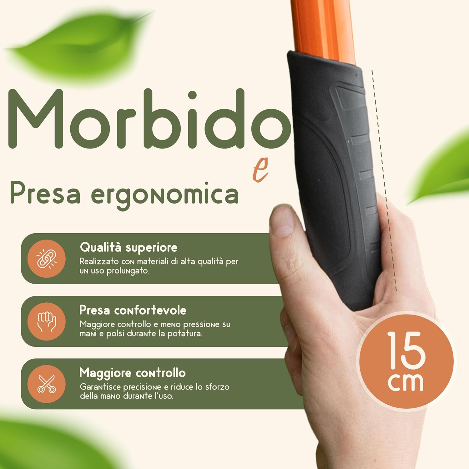 Thumbnail 5 de Recalma Recalma Troncami telescopici: manico 50–82 cm, acciaio temprato, rami >44 mm e cesoie regolabili