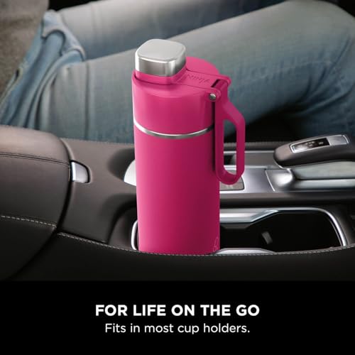 Thumbnail 6 de Ninja Thirsti 530ml Water Bottle with Leak-Proof Lid (Hot Pink) DW1801EUUKBP