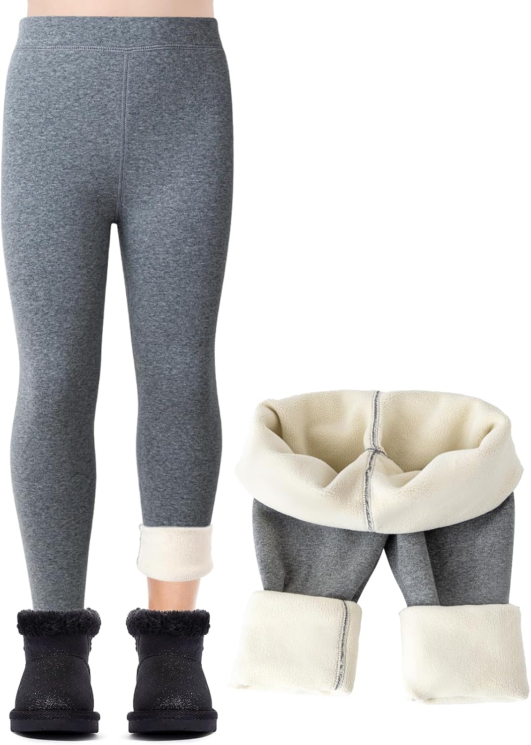 Detalle de Kefiyis Fille Legging Chaud Long Doublé coton pour enfants