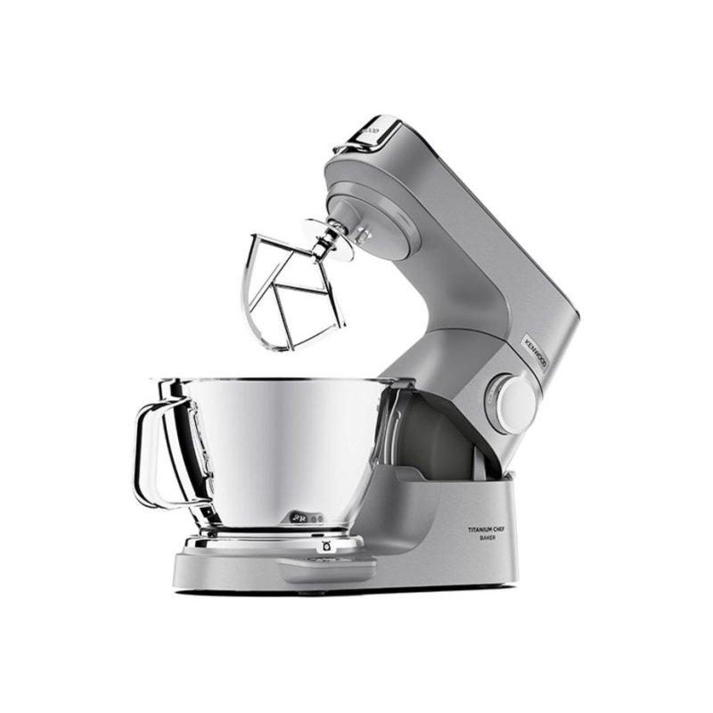 Detalle de Kenwood KVC85.004SI Titanium Chef Baker 1200 W: batidora multifunción con cubeta de 5 L para repostería