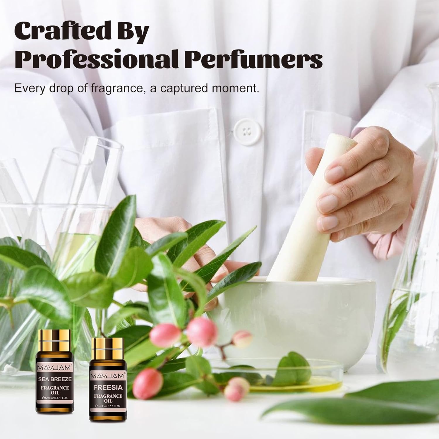 Detalle 2 de MAYJAM Juego de 20 aceites aromáticos para difusor