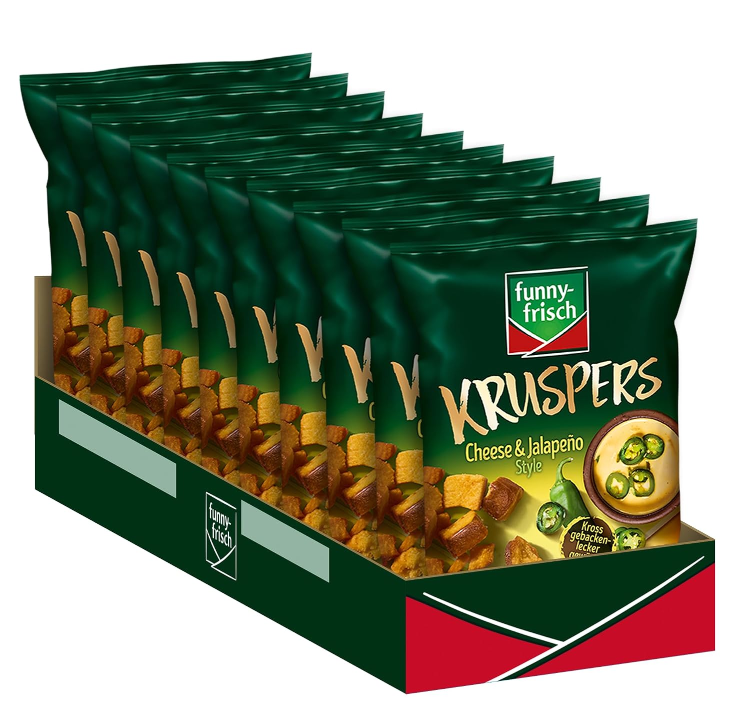 Detalle 1 de funny-frisch Kruspers Honig & Senf – 10er Pack (10 x 120 g)