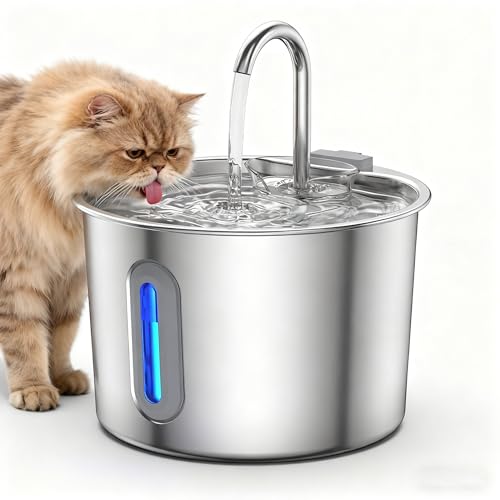 Thumbnail 8 de JLVDXN Fontaine à eau pour chat 2,2 L